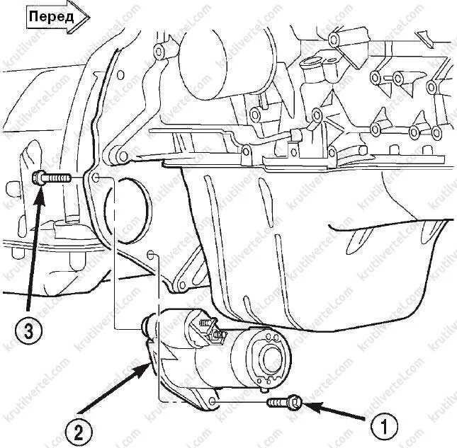 Как снять стартер на чероки Jeep grand cherokee снять стартер 93 фото