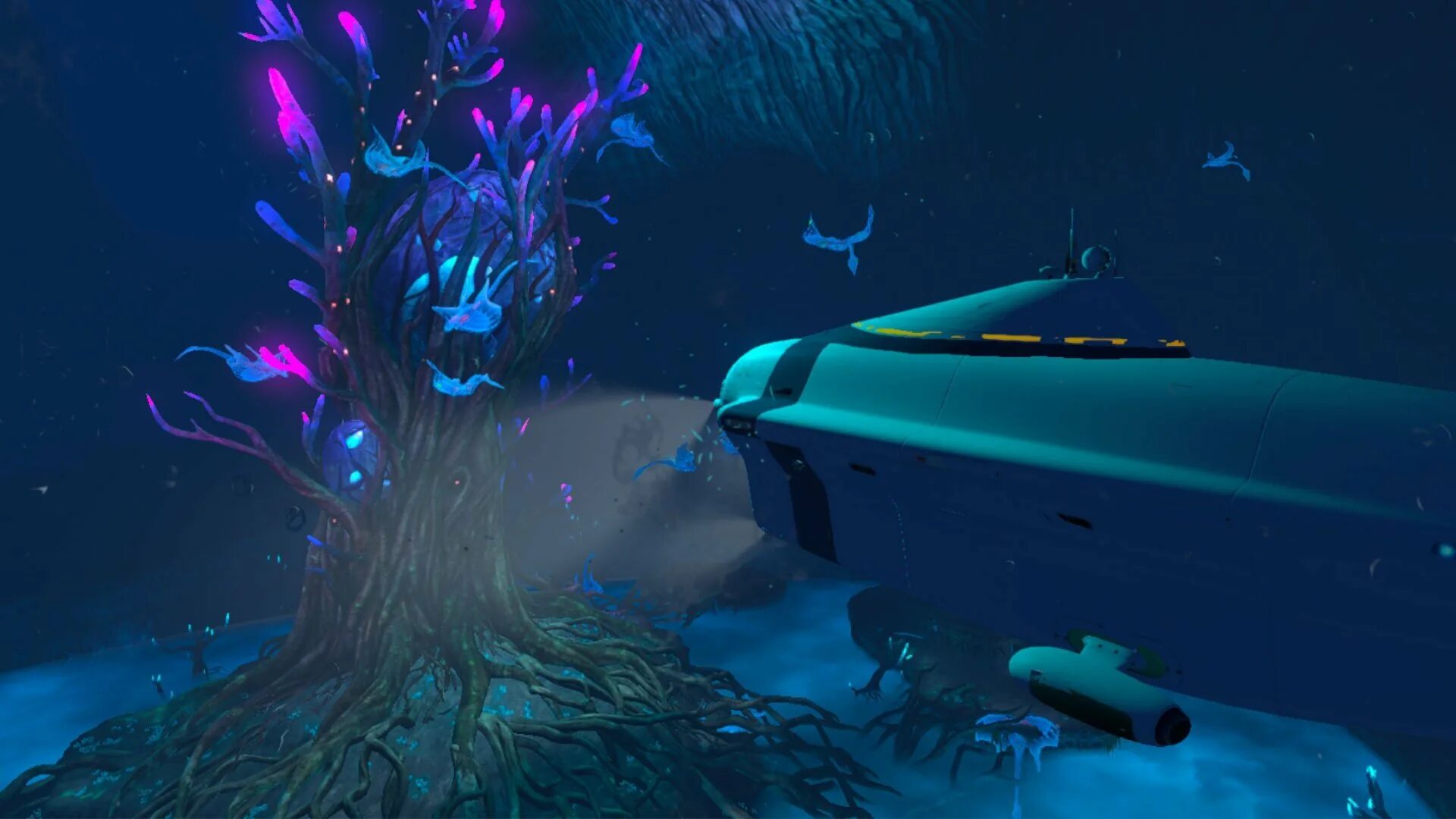 Сабнатика затерянная река. Subnautica Левиафан Авроры. Сабнатика 3. Сабнатика Левиафан Жнец.