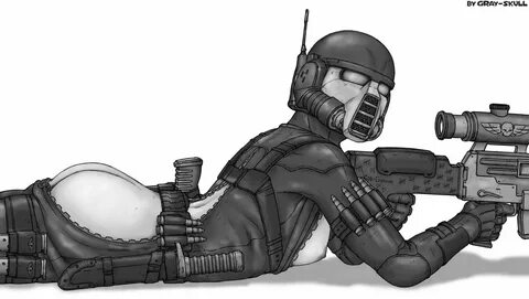 Warhammer 40000 Vindicare assassin erotic art (by Gray Skull) Warhammer 400...