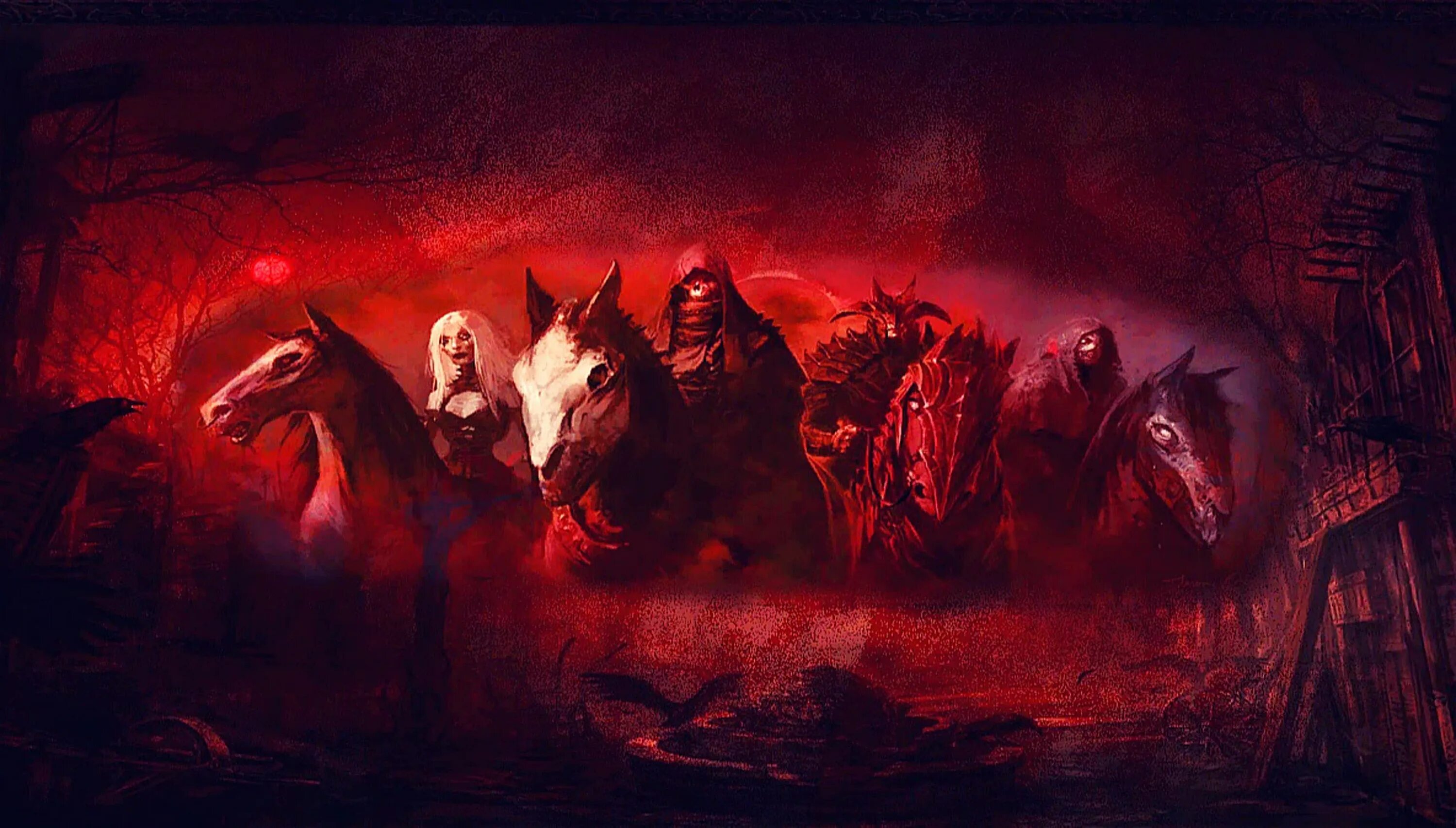 4 всадника зомби