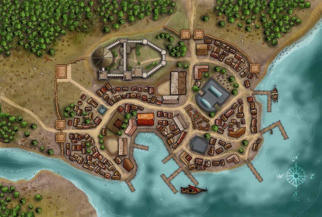Город днд. Деревня dnd map. Портовый город карта днд. Карта для d&d город. Карта маленького города днд.
