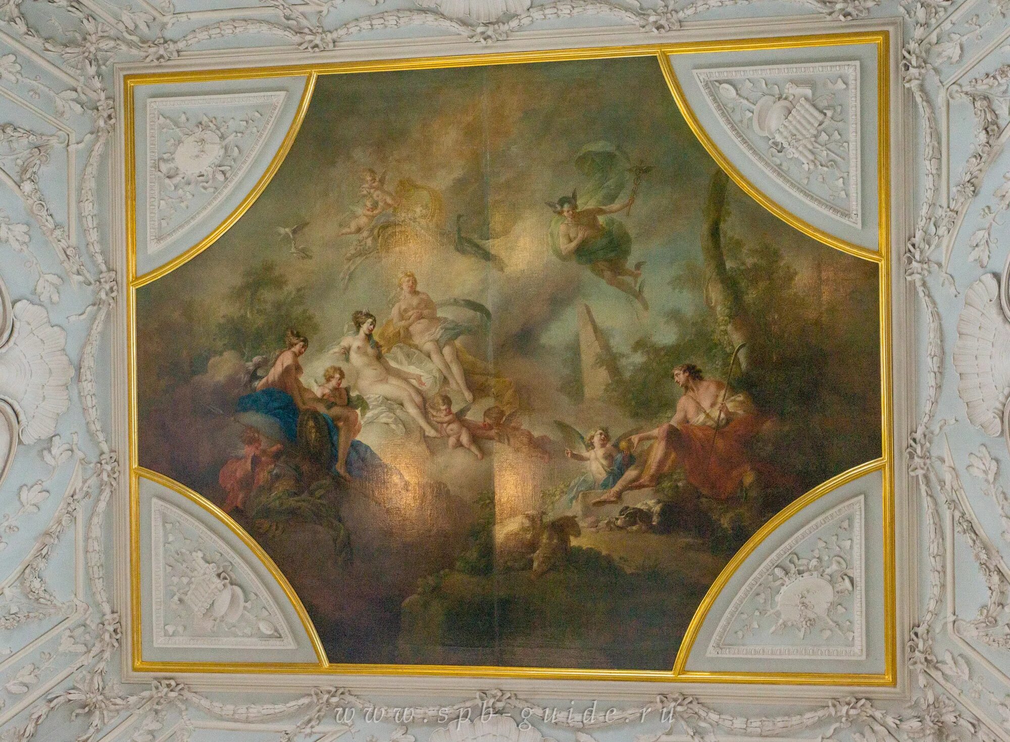 Плафон мраморный дворец. Суд париса екатерининский дворец. плафон суд париса. плафон суд париса в мраморном дворце. китайский дворец плафон торелли.