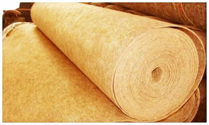 джутовая подложка 4мм 1м*10м. джутовая подложка под линолеум. джутовая подложка под линолеум. войлок тонкошерстный. рулонный утеплитель для пола.