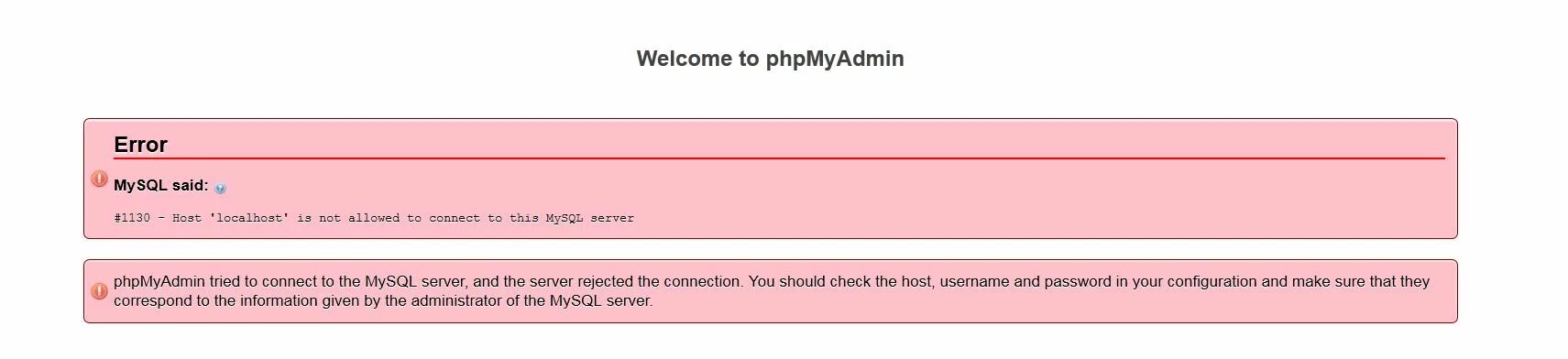 MYSQL Error!. MYSQL Error что это значит. Ошибка 1630 MYSQL. Ошибка компиляции MYSQL. Hy000 1045 access denied for user