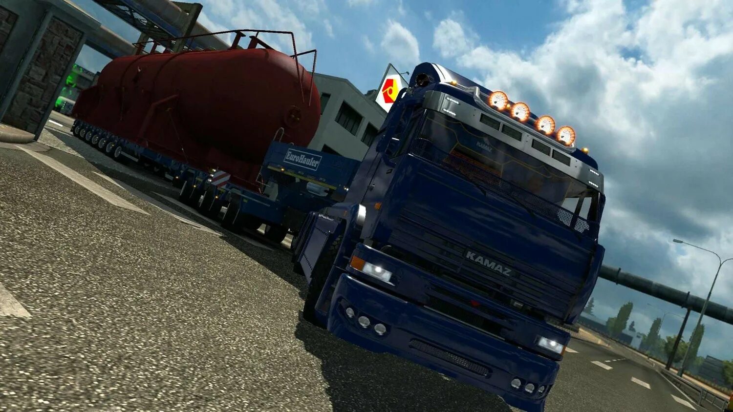 КАМАЗ 6460 фура. Truck Simulator КАМАЗ. КАМАЗ евро трак симулятор. Евро трак 2 1 30 мод КАМАЗ. Синий камаз игры