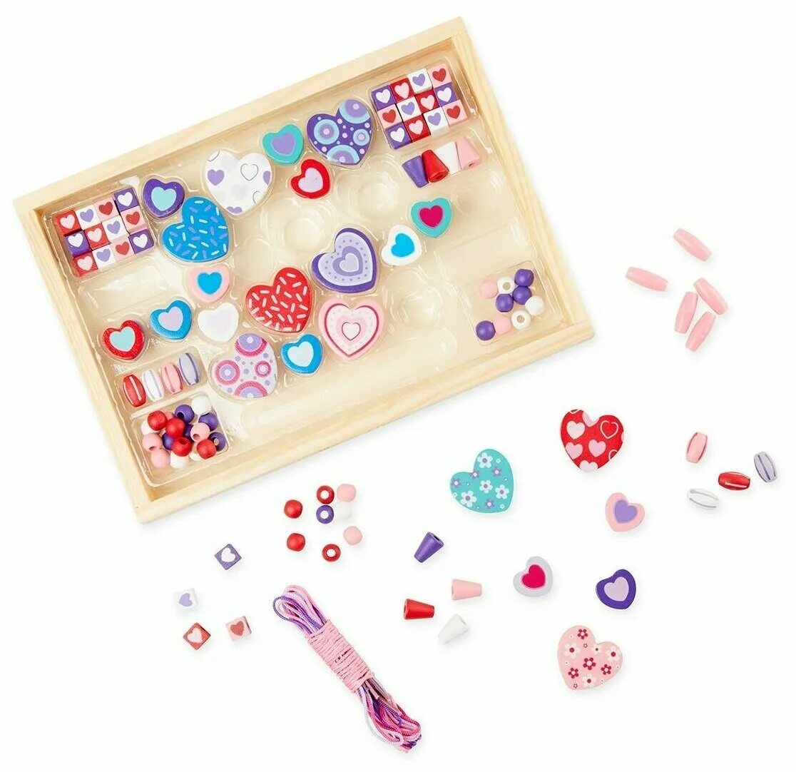 Набор бусин для творчества. Набор бусин от melissa & doug sweet hearts. Набор бусинок для девочек. Melissa & doug набор бабочки. Набор бусин для творчества.