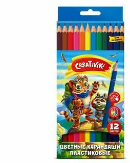 Карандаши цветные шестигранные