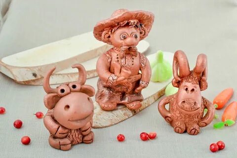 Фигурки из глины