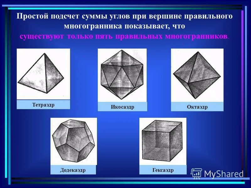 Виды октаэдров. Икосаэдр додекаэдр гексаэдр. Тетраэдр гексаэдр октаэдр додекаэдр. Тетраэдр октаэдр икосаэдр додекаэдр гексаэдр таблица. Правильные многогранники гексаэдр.