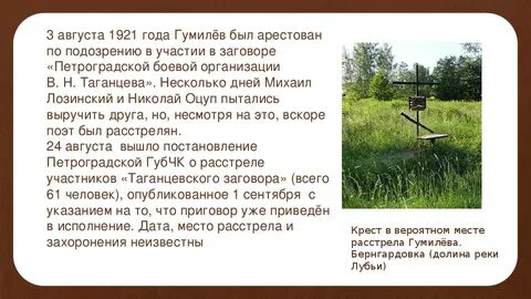 Гумилев презентация