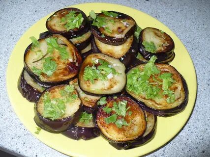 Колечки баклажанов в духовке