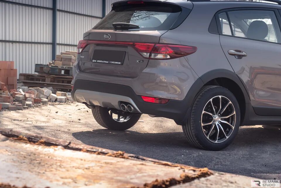 KIA Rio X-Line 1.6 бензиновый 2018 КЕША BROWN на DRIVE2