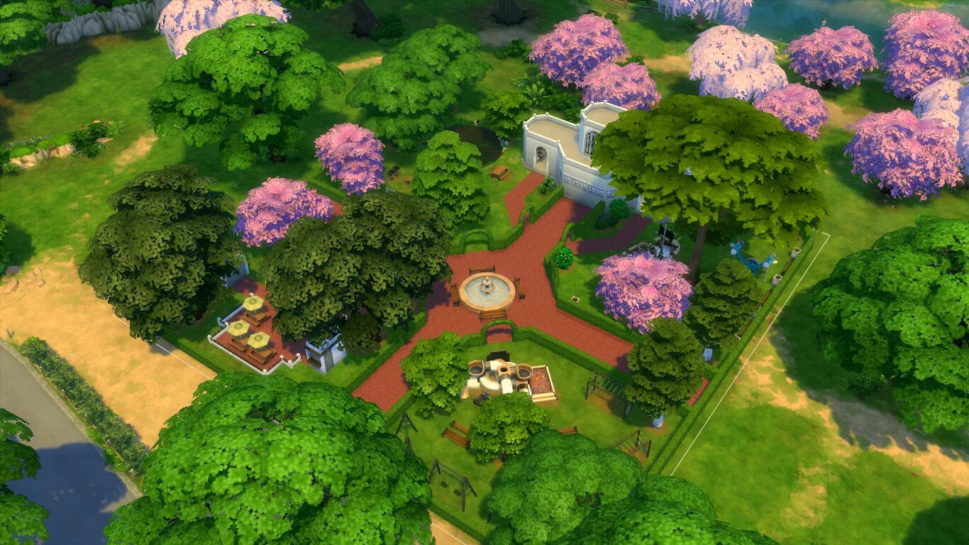 Где взять клубнику в симс. Willow creek sims 4. парк виллоу крик. парк цветущая магнолия симс 4. виллоу крик участки.