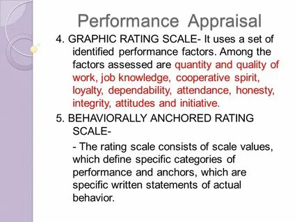 Your performance