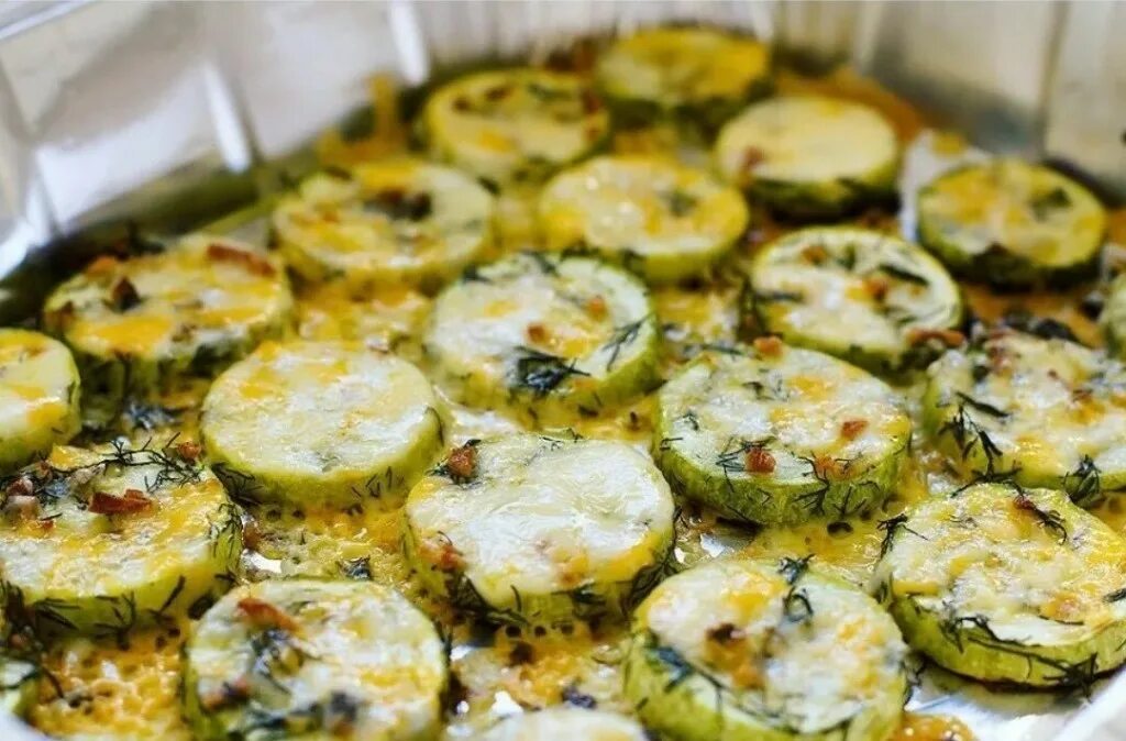 Сколько по времени запекать кабачок кружочками