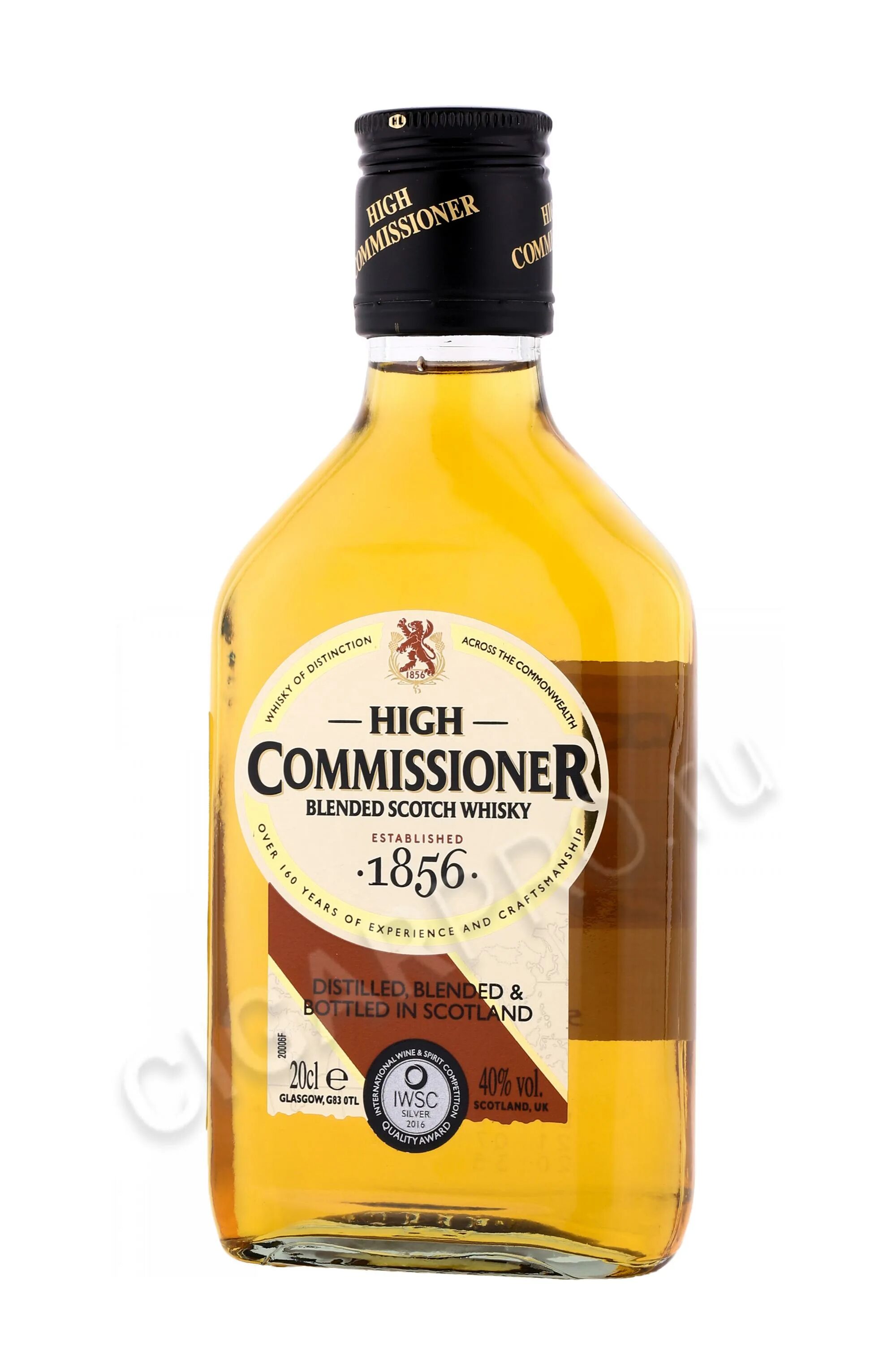 Виски high commissioner 7. Виски шотландский Хай Коммишинер. Виски купажированный High Commissioner Blended Scotch Whisky 0.2 л. High Commissioner виски 1856. Виски Хай Коммишинер 0.5л.