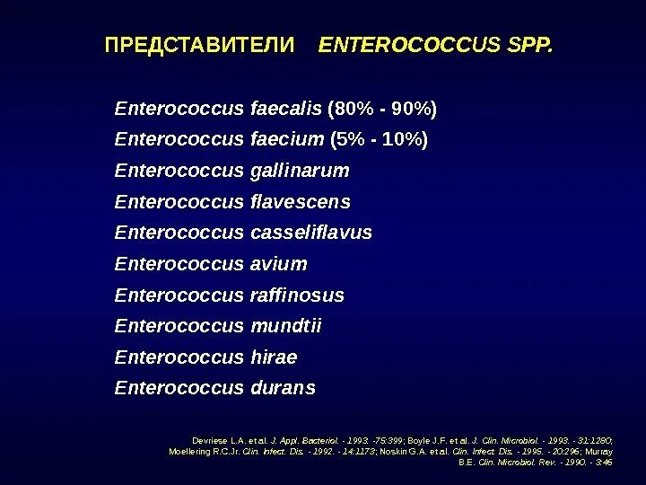 Enterococcus faecalis лечение