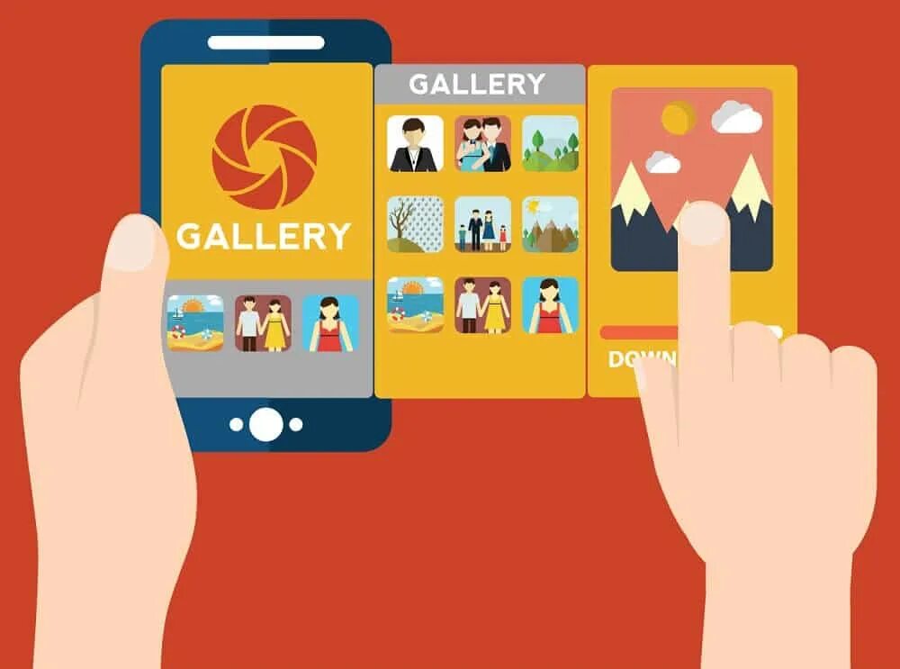 App gallery для андроид. Галерея приложение. дизайн телефона. app gallery vector. phone gallery.