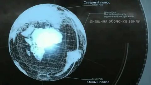 Русский был в полой земле