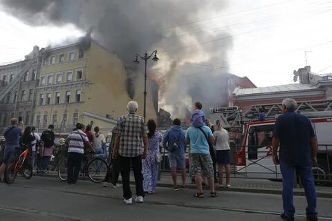 Пожар в спб сейчас