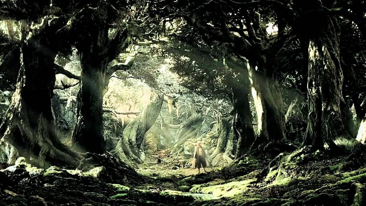 средиземье лихолесье. орочья крепость властелин колец. Lord of the rings локации. лихолесье мирквуд. мост фэнтези.