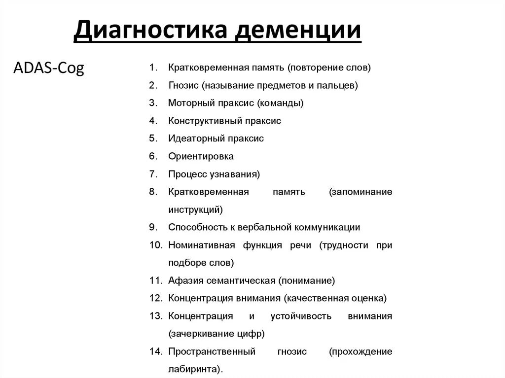 Шкала деменции. Методы диагностики деменции. Заключение психолога при деменции. Тесты для диагностики деменции. Тест на определение деменции.