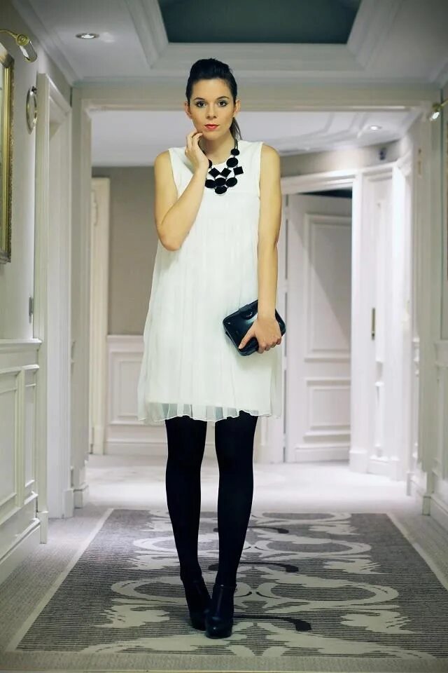 The Nancy Wilde Experience Fashion, Urban outfitters dress, Lace tights