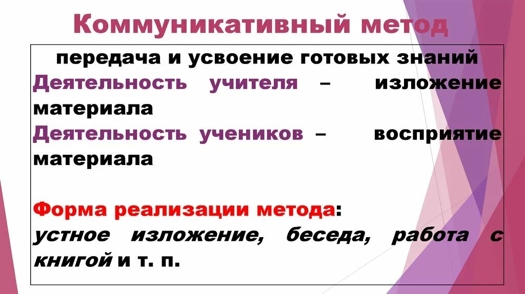 Авторы коммуникативной методики