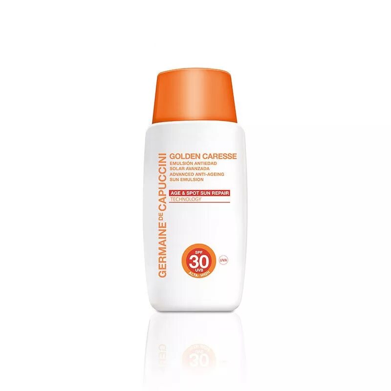 Эмульсия spf 50. Эмульсия с СПФ 50. Солнцезащитная эмульсия для лица. Набор Golden caresse spf30. Germaine de Capuccini крем Golden caresse питательный охлаждающий.