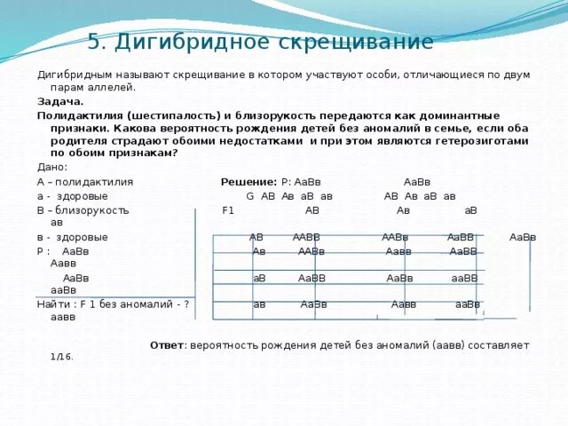 Дигибридное скрещивание человек. Задача генетика дигибридное скрещивание. Решение генетических задач на дигибридное скрещивание. Задача на дигибридное скрещивание с решением 10 класс. Задачи по биологии на дигибридное скрещивание.