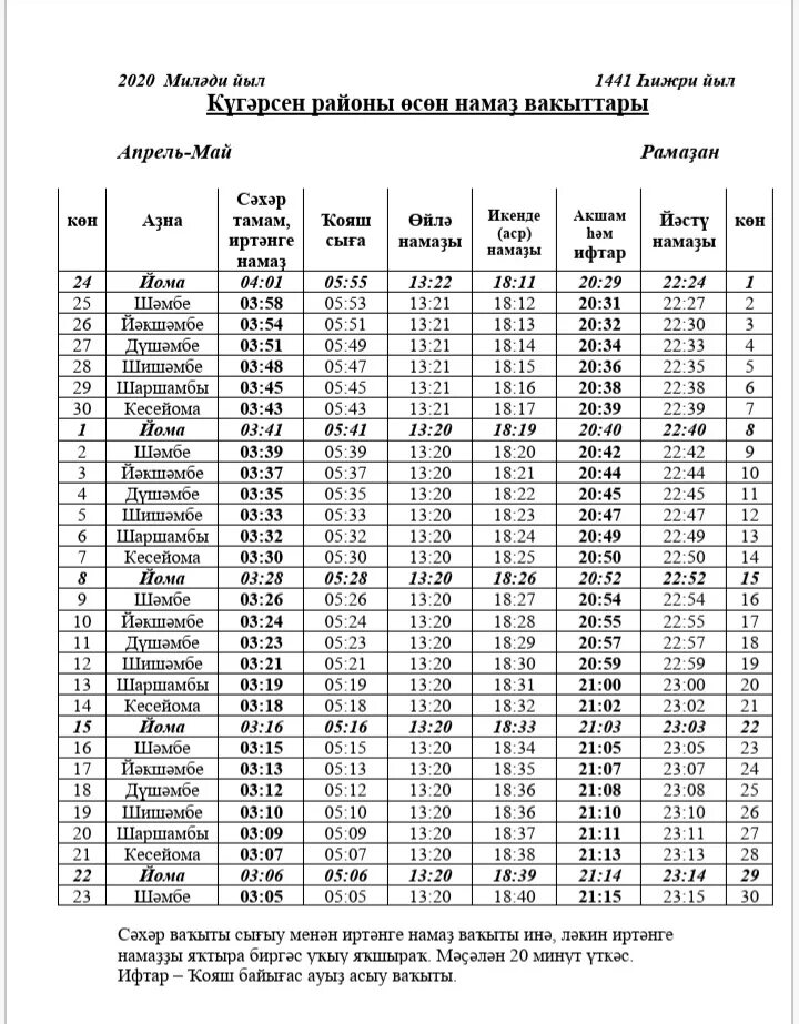 Расписание таравих намаза. Рамадан 2001. Расписание Рамадана в Нижневартовске. Месяц Рамадан Нижневартовск. График поста Рамадана в Нижневартовске.