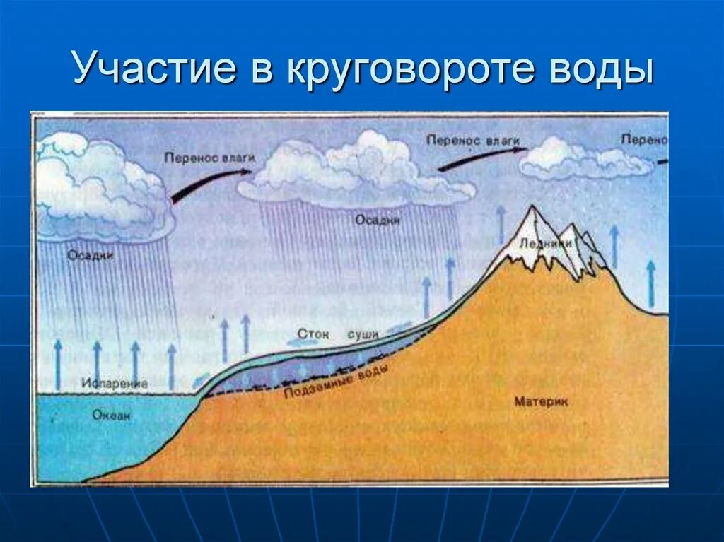 Круговорот реки. Схема мирового круговорота воды. Схема мирового круговорота воды 6 класс. Мировой круговорот воды в природе. Схема глобального круговорота воды.