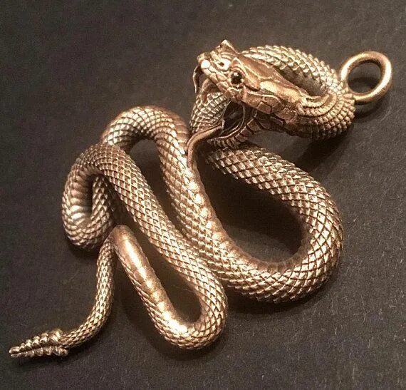 Massive Victorian French Diamond Gold Serpent Brooch Snake jewelry, Serpent jewe