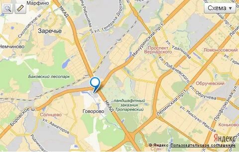 Оби боровское шоссе