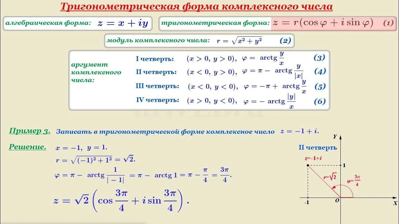 Тригонометрическая форма в алгебраическую. Тригонометрическая форма комплексного числа. Тригонометрическая форма записи комплексного числа. Тригонометрический вид комплексного числа. Тригонометрическая и показательная форма записи комплексного числа.