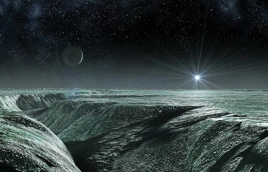 ландшафт плутона. солнце вид с орбиты плутона. плутон поверхность планеты. плутон поверхность планеты. вид солнца с плутона.