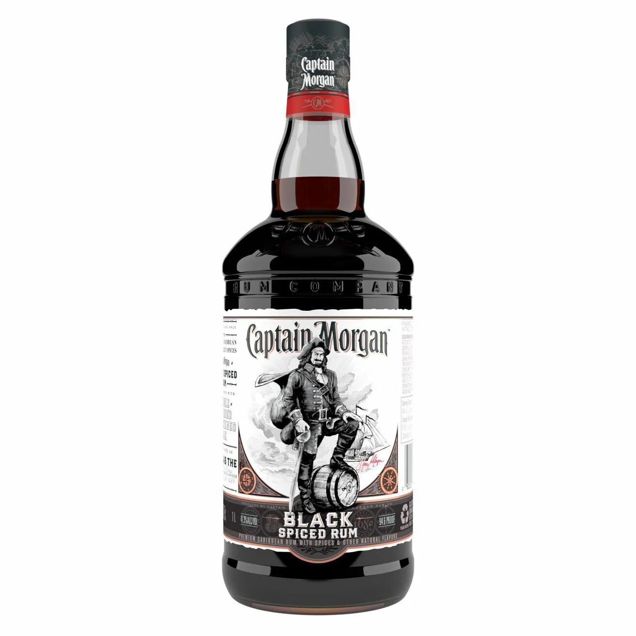 Ром Captain Morgan Black Spiced, 0.7 л. Ром Captain Morgan Black Spiced. Captain Morgan" Black Spiced, 1 л. Капитан Морган Блэк Списед. Ром ти