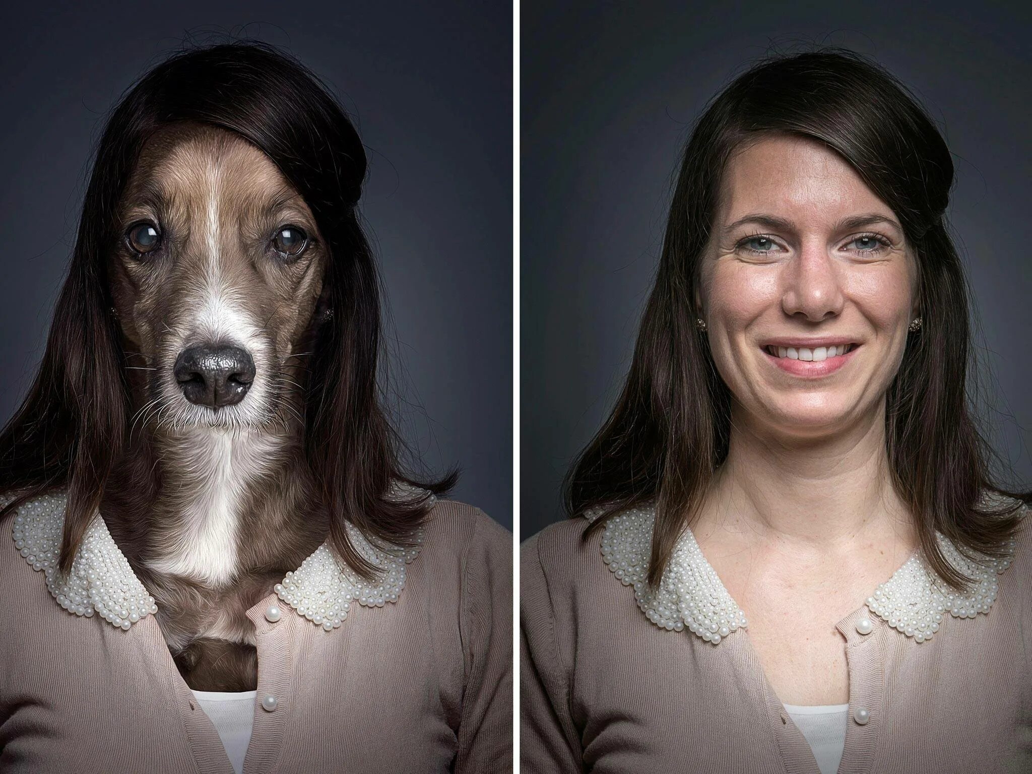 Себастьян Маньяни фотограф. Женщина с лицом собаки. Как стать похожа на человека