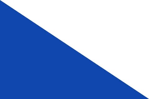 Флаг синий белый треугольник
