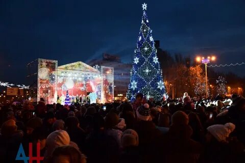 Новогодний донецк