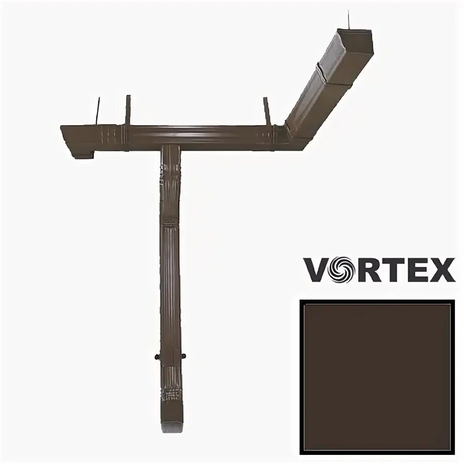 Желоб vortex. Прямоугольная водосточная система вортекс. Желоб vortex. Желоб прямоугольный vortex 127мм 3м. Труба водосточная металлпрофиль.