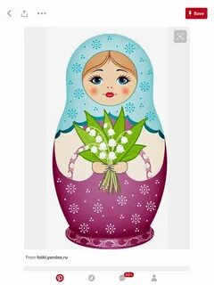 Матрешки картинки для печати