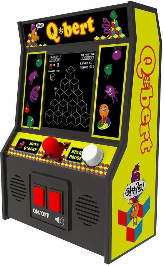 Play things game. Retro Arcade мини. Qbert Arcade. Q Bert Arcade. Mini Arcade buy.