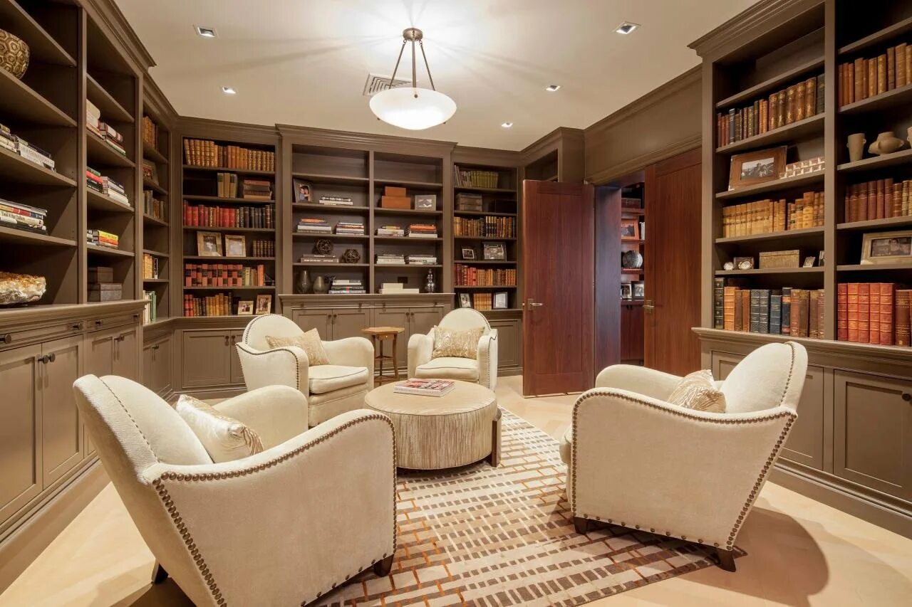 Living library. Комната библиотека. Библиотека в доме. Библиотека в интерьере квартиры. Дизайн домашней библиотеки.