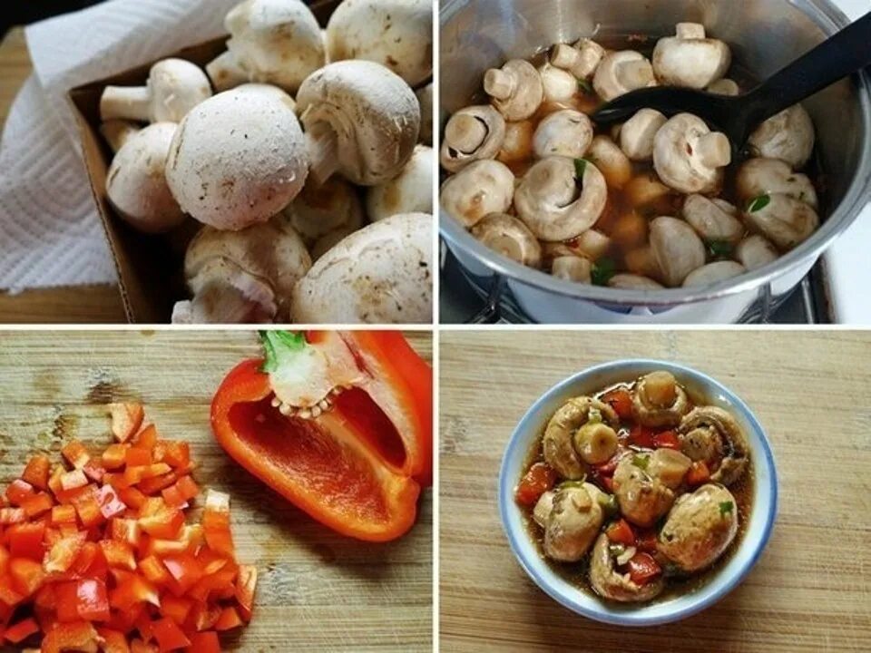 Маринование шампиньонов быстро и вкусно