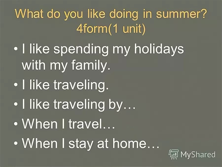 1 do you like travelling