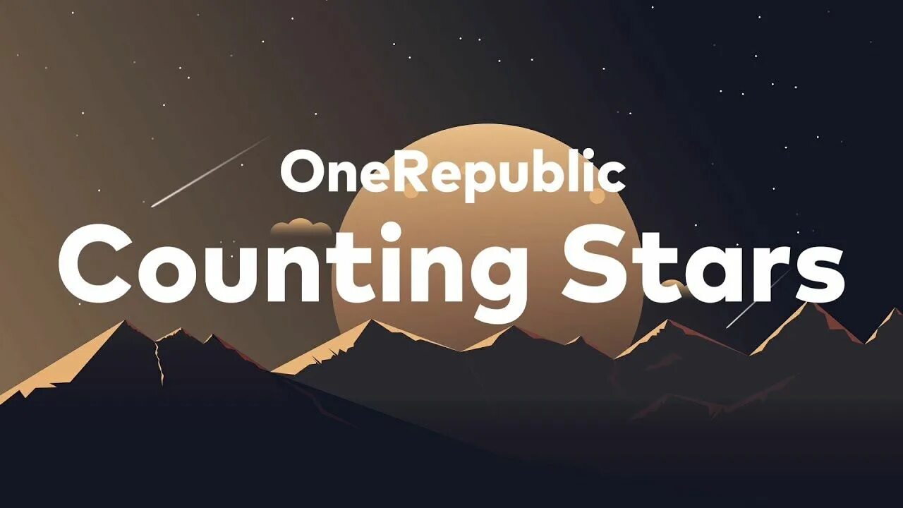 Onerepublic counting stars текст