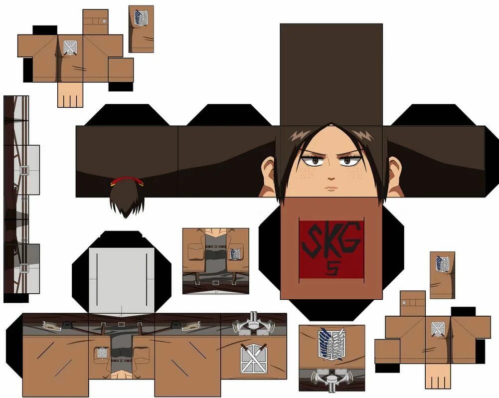 Бумажные персонажи. Attack on Titan паперкрафт. Имир атака пеперкрафт. Papercraft аниме атака титанов. Паперкрафт аниме атака титанов.