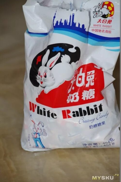 Конфеты white rabbit. Конфеты white rabbit