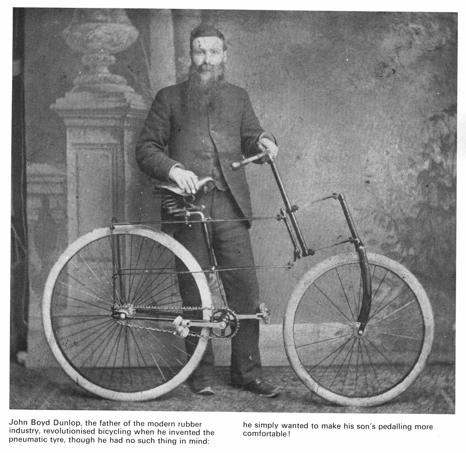 Изобретатель надувной шины. Первая шина мишлен 1895. Роберт уильям томсон шина. Джон данлоп. Джон бойд данлоп велосипед.